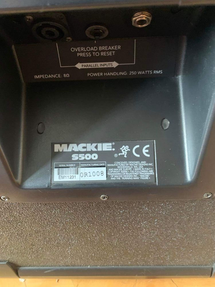 Mackie S-500 kolumny