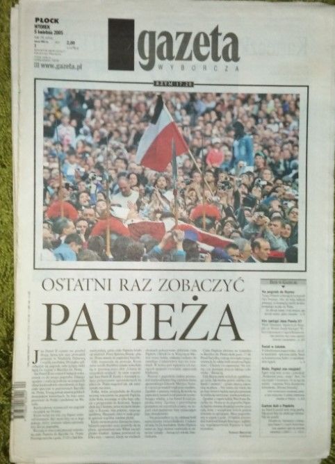 Gazeta Wyborcza 5.04.2005