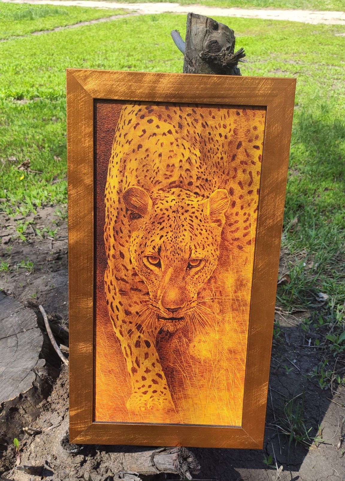 Картина "Золотой Леопард"