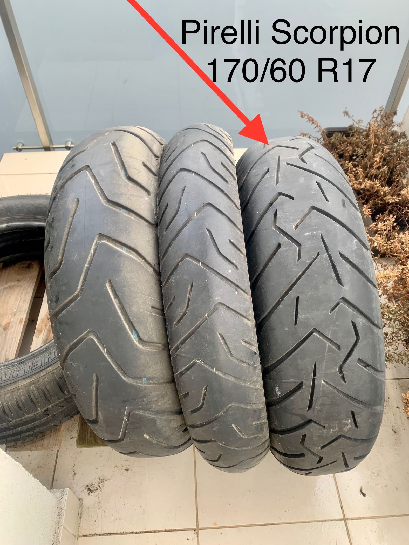 Розпродаж Мото покришка 170/60 R17 Pirelli Scorpion Trail мотошина