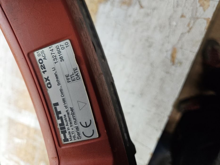 Hilti GX120 osadzak gazowy pistolet do betonu paslode