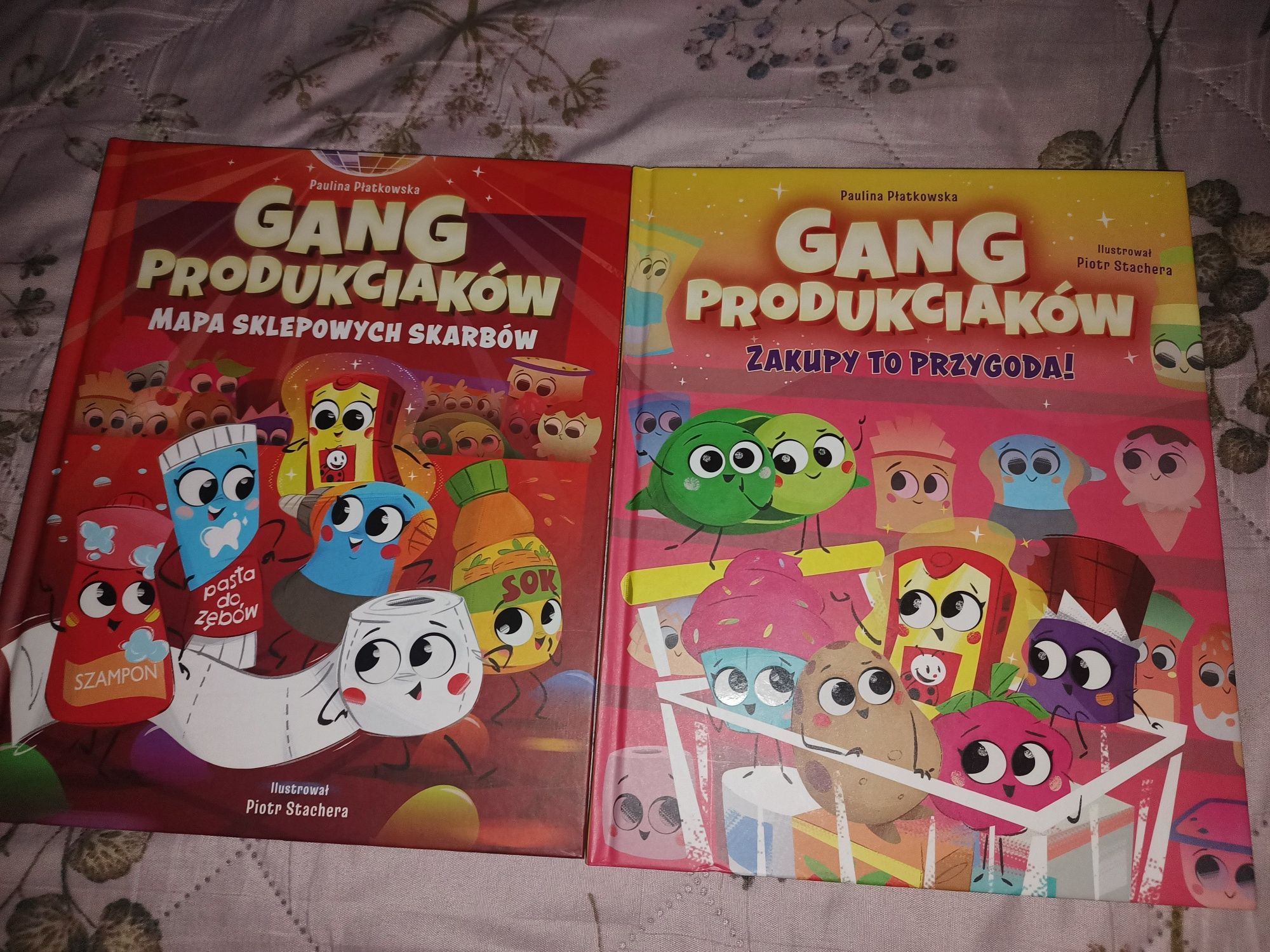 2 książki Gang produkciakiakow jak nowe