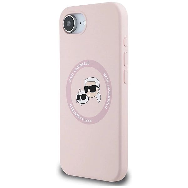 Etui Karl Lagerfeld Silicone Karl&Choupette Heads MagSafe na iPhone 16