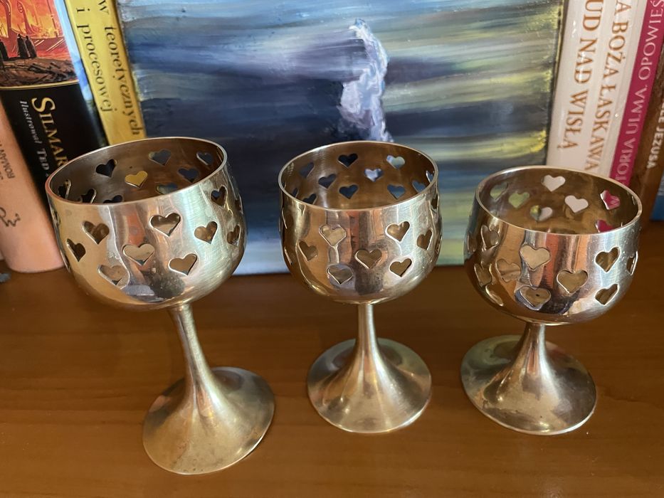 Świecznik 3 szt. do świeczek typu tealight.