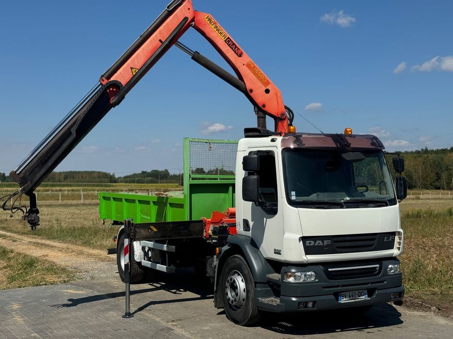 DAF LF 55 250 Wywrotka + HDS Dźwig PALFINGER PK15500 // Super Stan // Świeżo sprowadzony  // Serwisowany // Inne w Ofercie !!