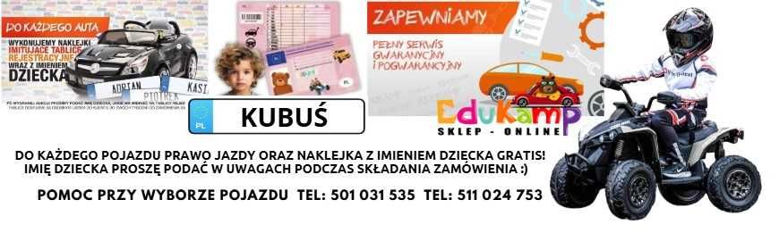 Auto na akumulator dla dzieci 4x4 skóra pilot CAR-JSX-1 OKAZJA!