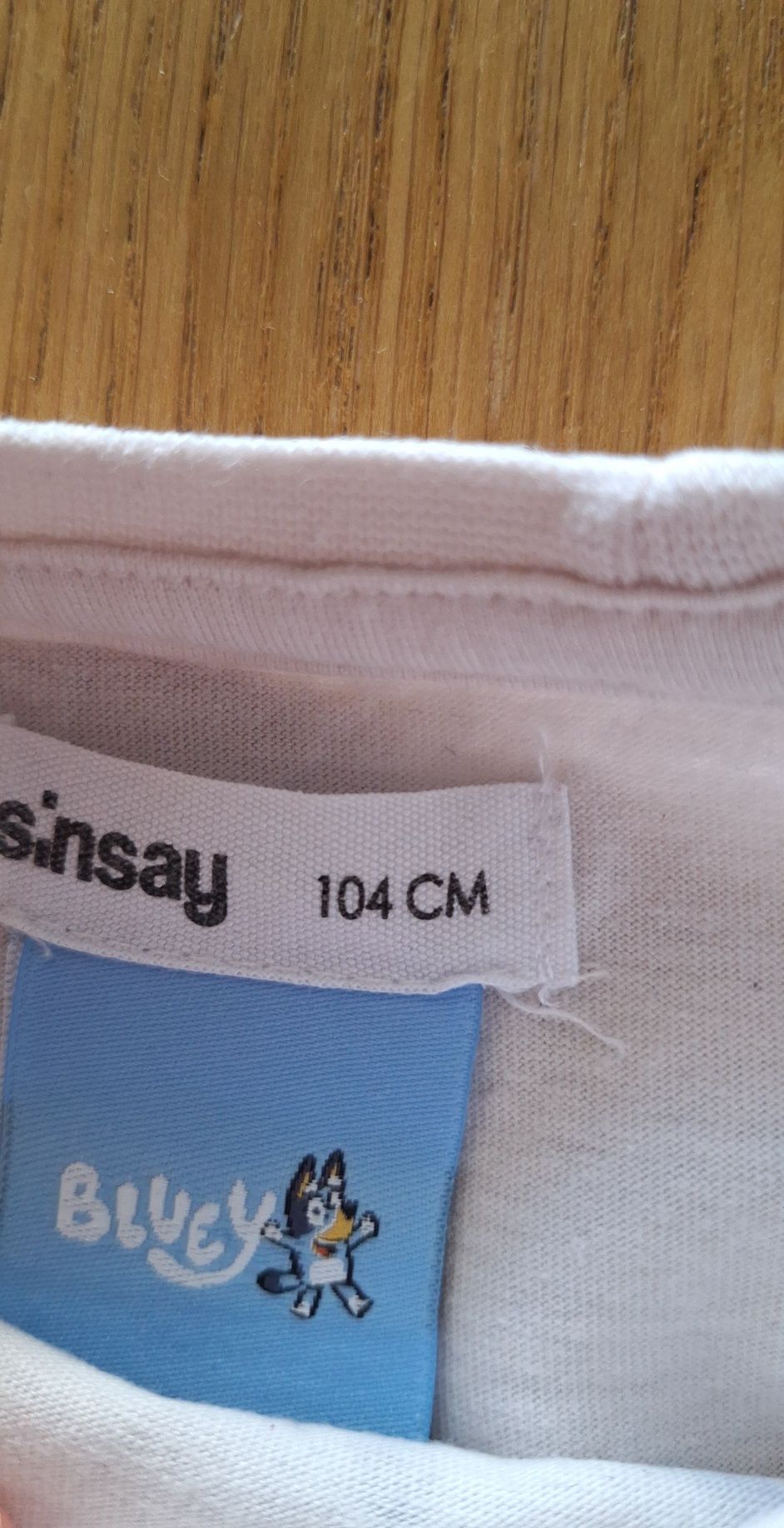 Bluzka z krótkim rękawem Blue Sinsay 104