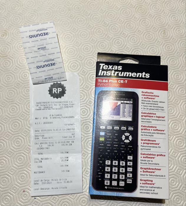 Calculadora grafica texas TI-84 plus CE -T