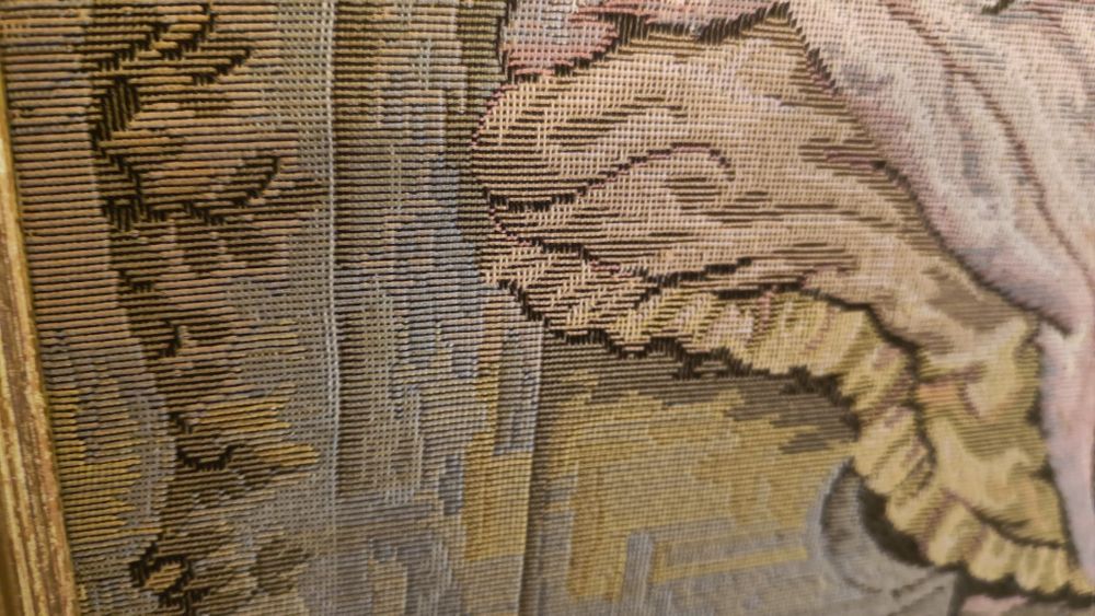 Quadro em tapeçaria tipo Gobelin