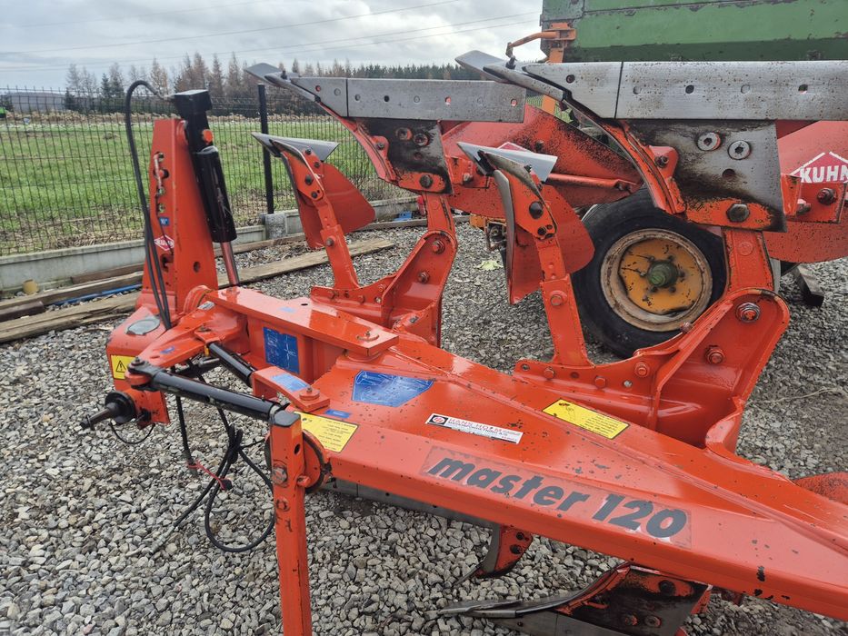 Kuhn master 120 plug obrotowy 3 skibowy Przedpłużki kverneland multi