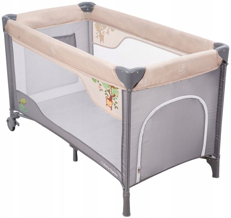 Łóżeczko turystyczne Moby System 68 x 128 cm wielokolorowy