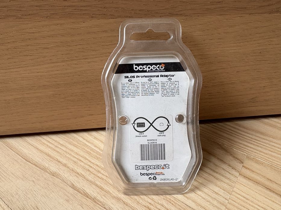 Przejściówka Adapter BESPECO USB-A USB-B