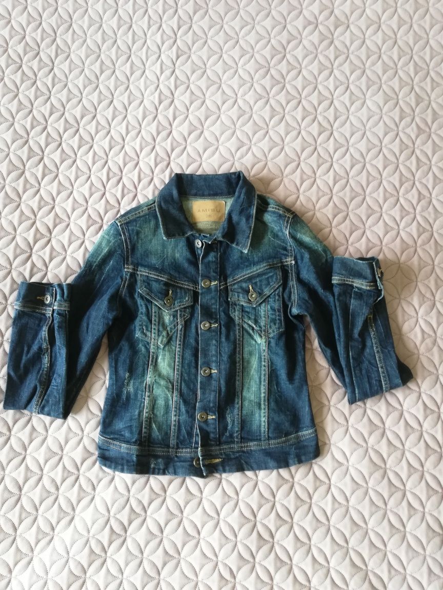 Kurtka jeansowa rozmiar r. S M damska vintage retro