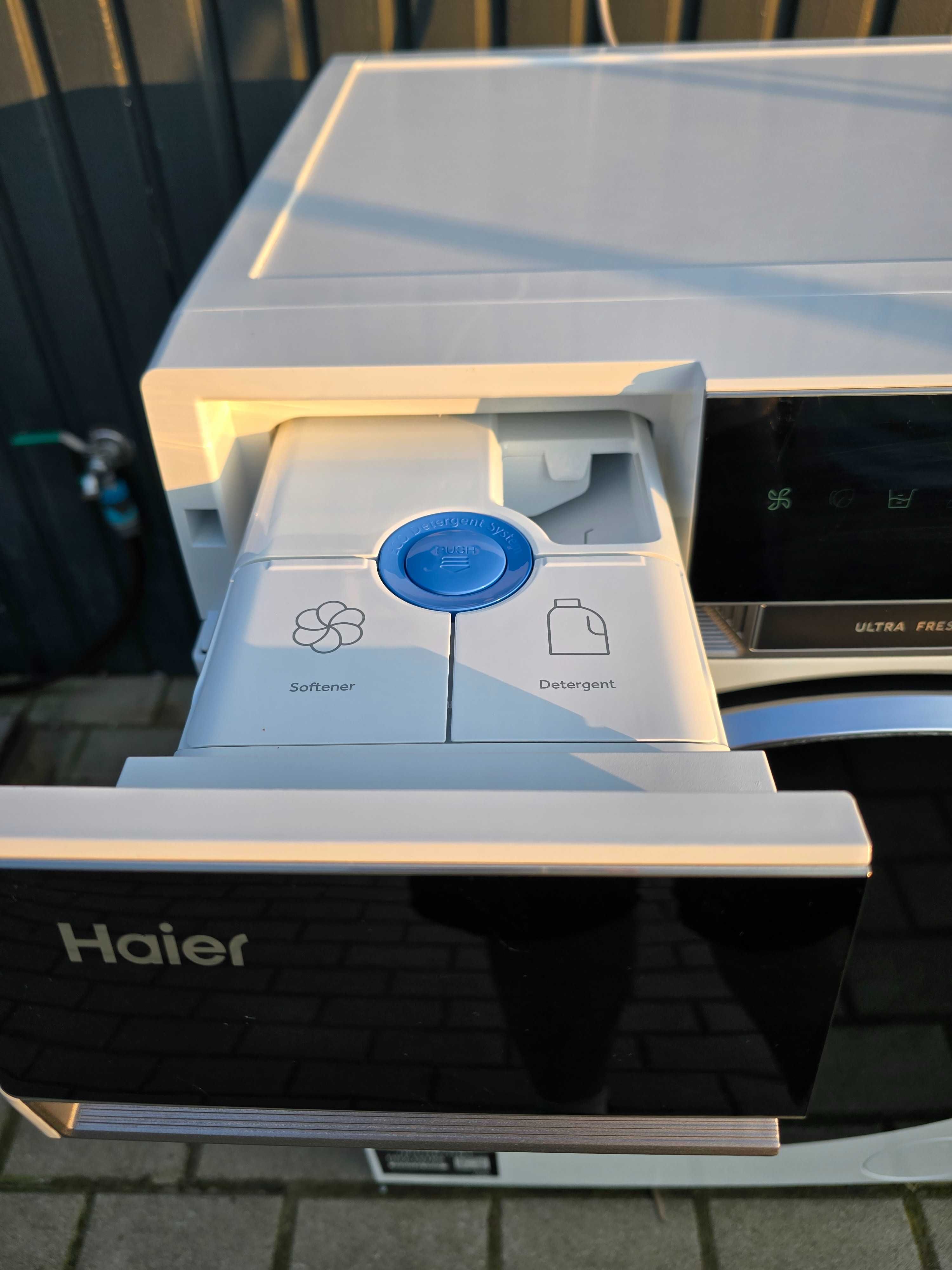 Pralka Haier X series 10kg jak nowa, AI, autodozowanie, inwerter, WIFI