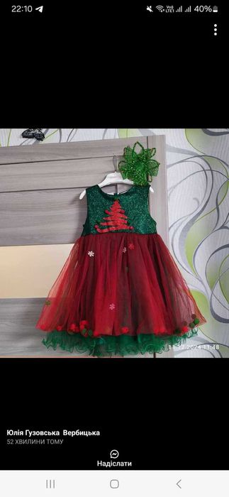 Новорічна сукня, плаття, ялиночки, ялинки, костюм ялинки