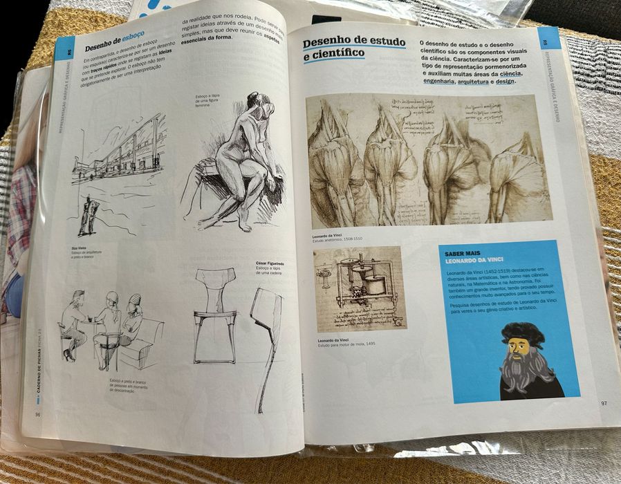 Manual e caderno de fichas Educação visual 5/6 ano