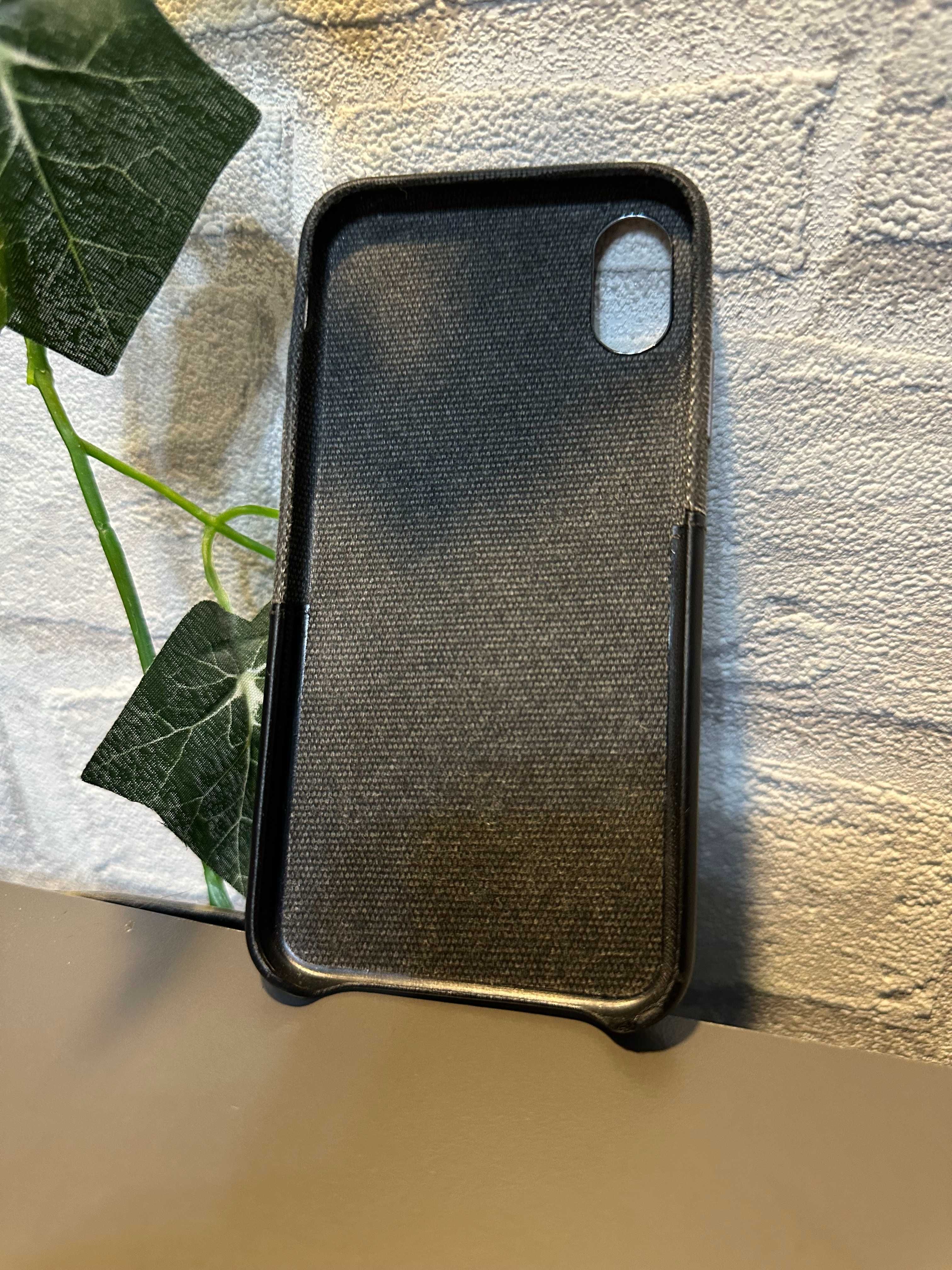 Skórzano-materiałowy case/etui ESR Metro do iPhone X/Xs