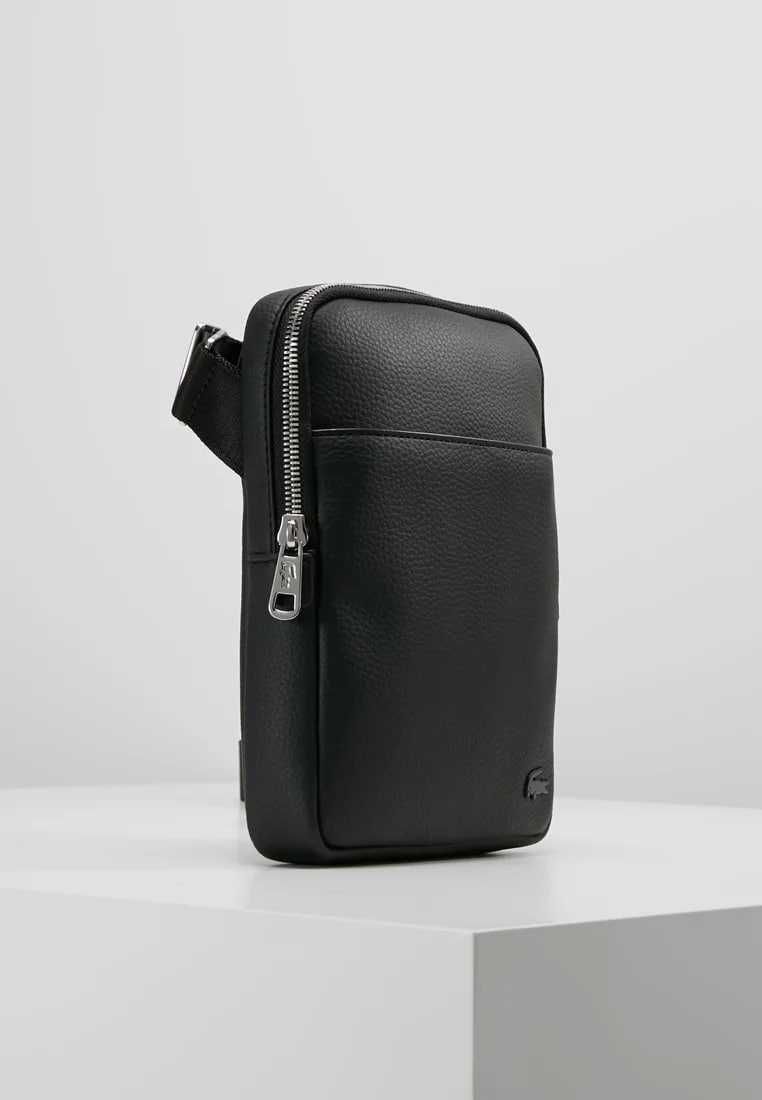 100% ОРИГИНАЛ Lacoste crossover bag мужская черная сумка В НАЛИЧИИ