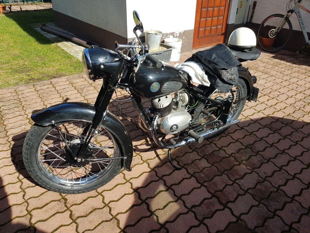 Durkopp MD200 adler na suwakach 1952 rok