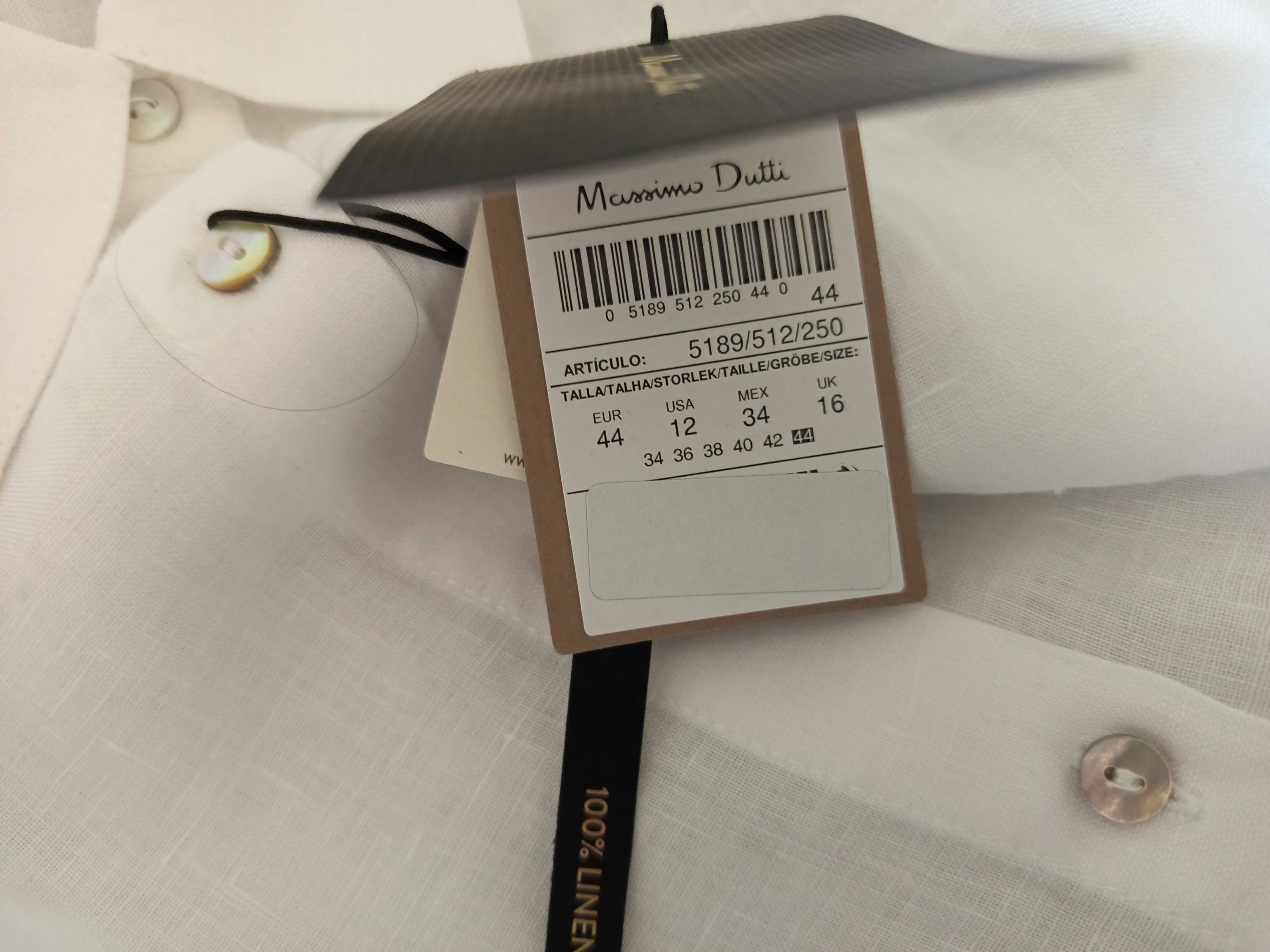 koszula lato len Massimo Dutti