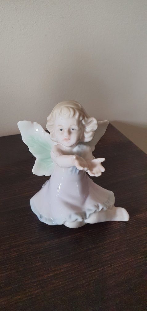 Aniołek aniołki porcelanowe figurki porcelanowe