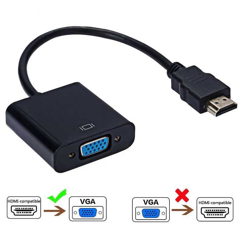 Конвертер Переходник HDMI VGA перехідник