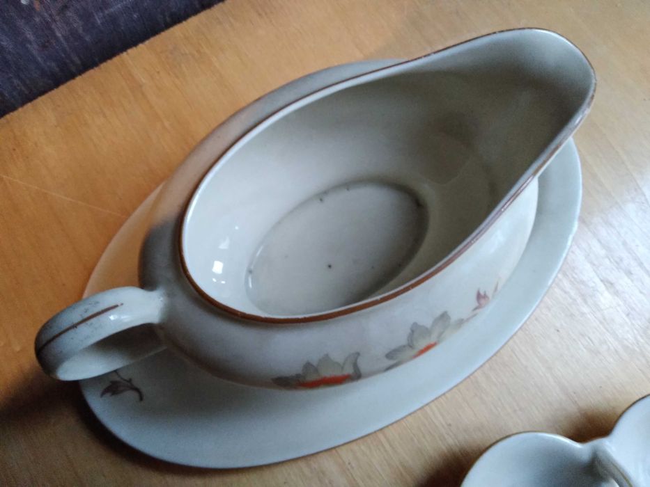 Stara porcelana sosjerka Giesche Bogucice przedwojenna