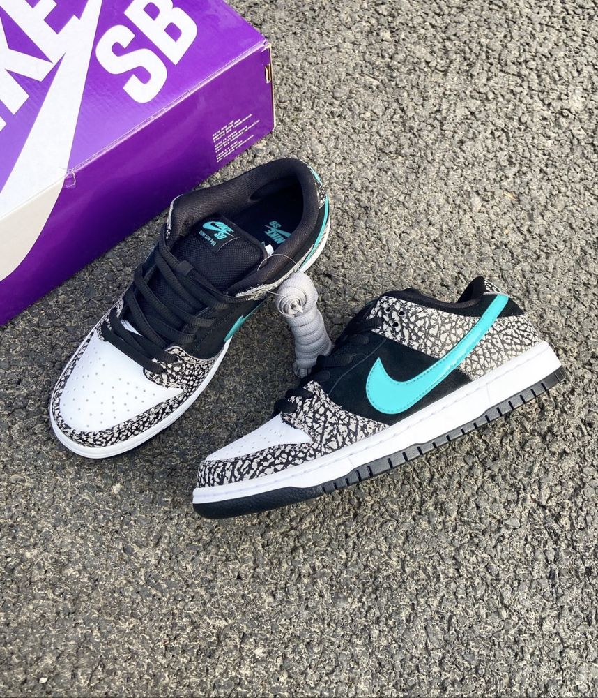 Кросівки Nike SB Dunk Low Atmos Elephant Найк Данки сб про элефант