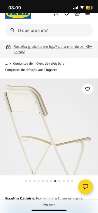 Mesa parede Ikea norberg e cadeiras