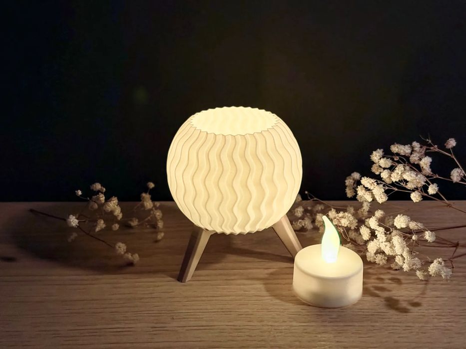 Vela Decorativa "Dahlia" para Luz de Chá