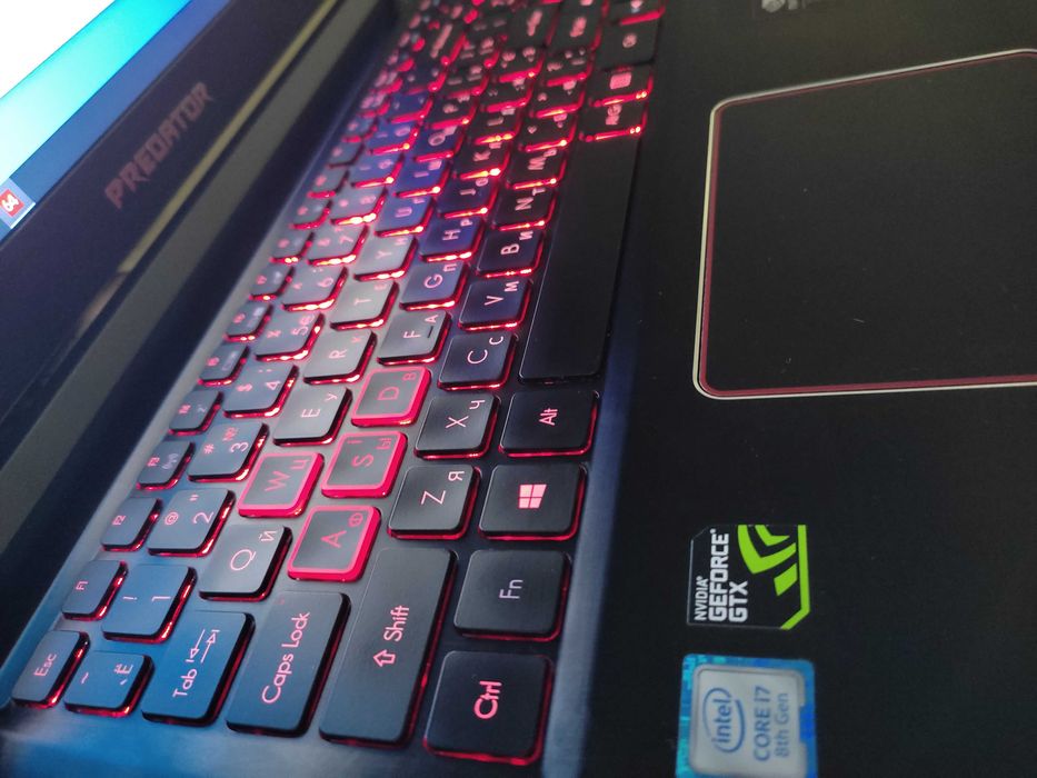 Игровой ноутбук Acer Predator l i7 8750H l gtx 1060 6gb l 16gb ddr4 l