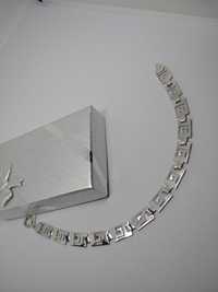 Srebrna bransoletka grecki wzór srebro 925  19cm   113