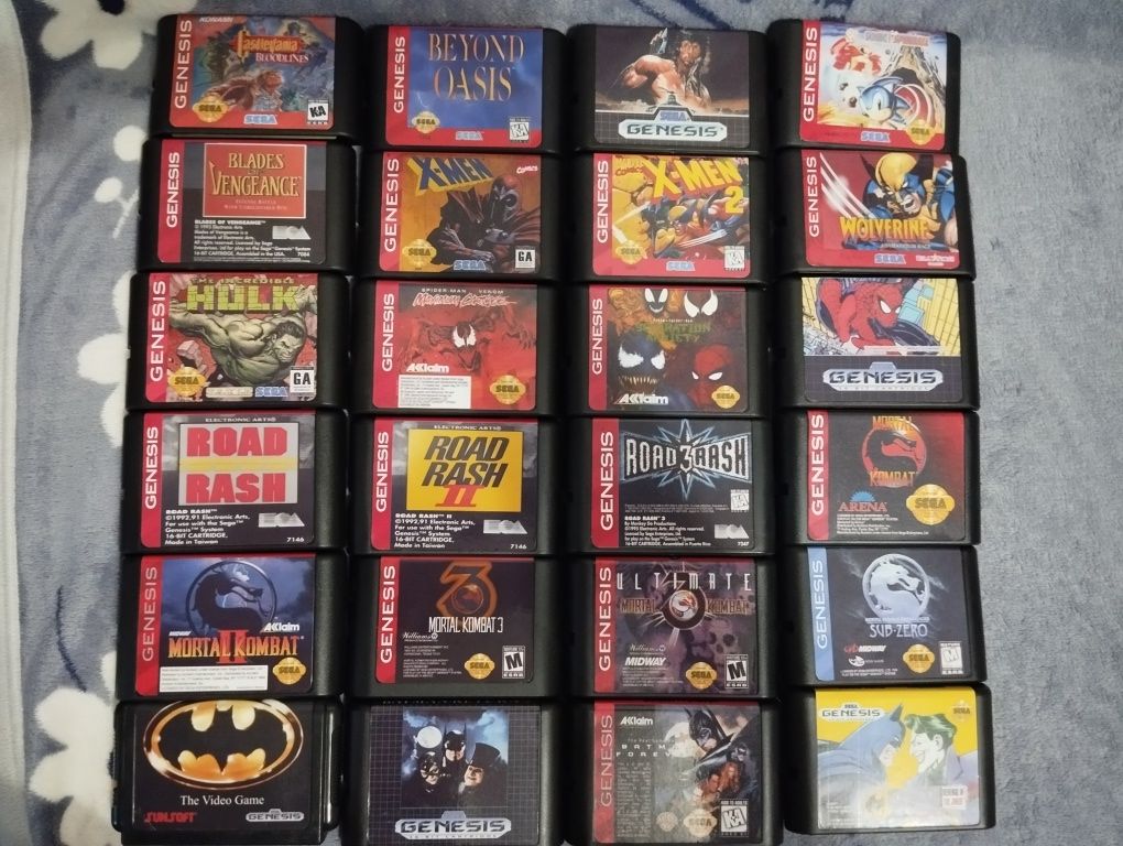 Оригінальні картриджі для sega mega drive genesis