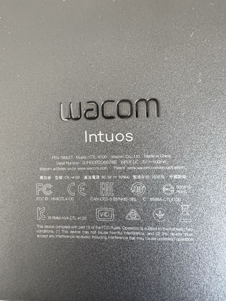 Wacom intuos tablet grafico para design ou edição de fotografia