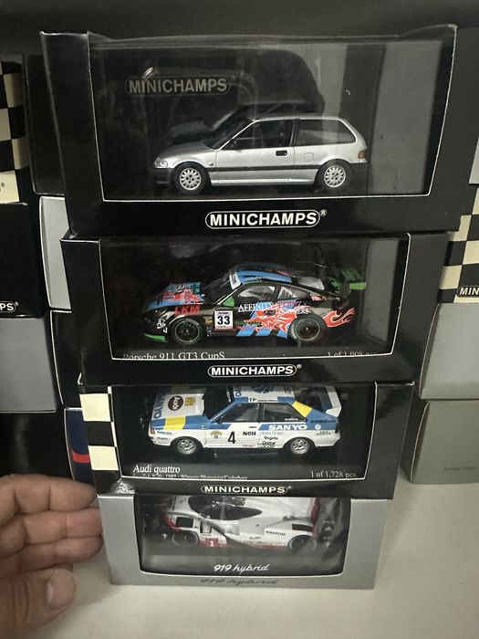 Porsche e outras marcas Minichamps 1:43 apartir dos 30