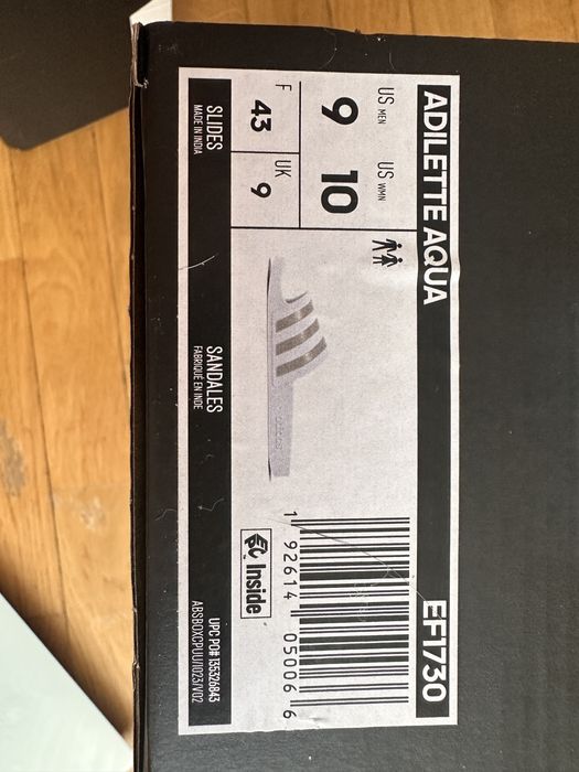 Слайси шльопанці Addidas 41-42 розмір