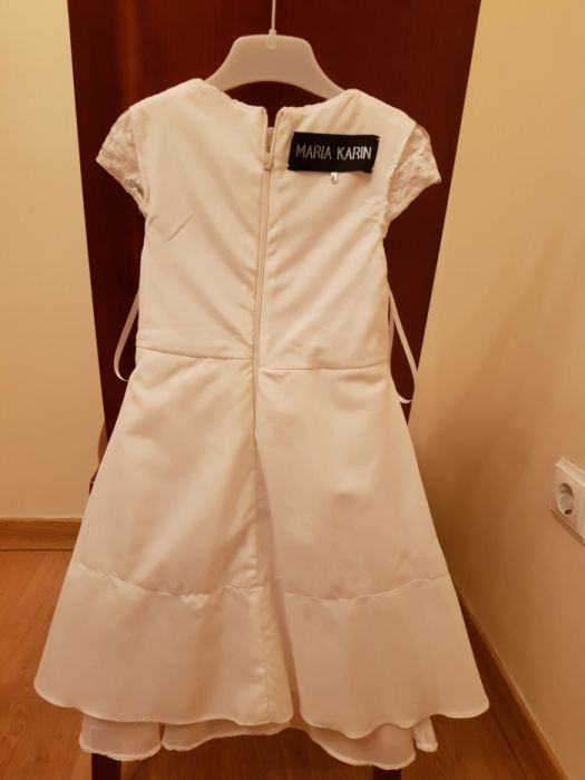 Vestido de batizado / cerimónia branco de menina NOVO - tamanho 2 anos