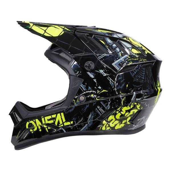 Kask O'Neal BACKFLIP ZOMBIE black/neon yellow