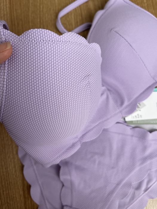 Гарний роздільний купальник раздельный H&M 75В push up плавки 36