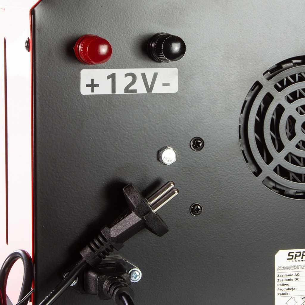 Nagrzewnica Olejowa Ogrzewanie 9kW Dmuchawa 12V230V zamknięta komora