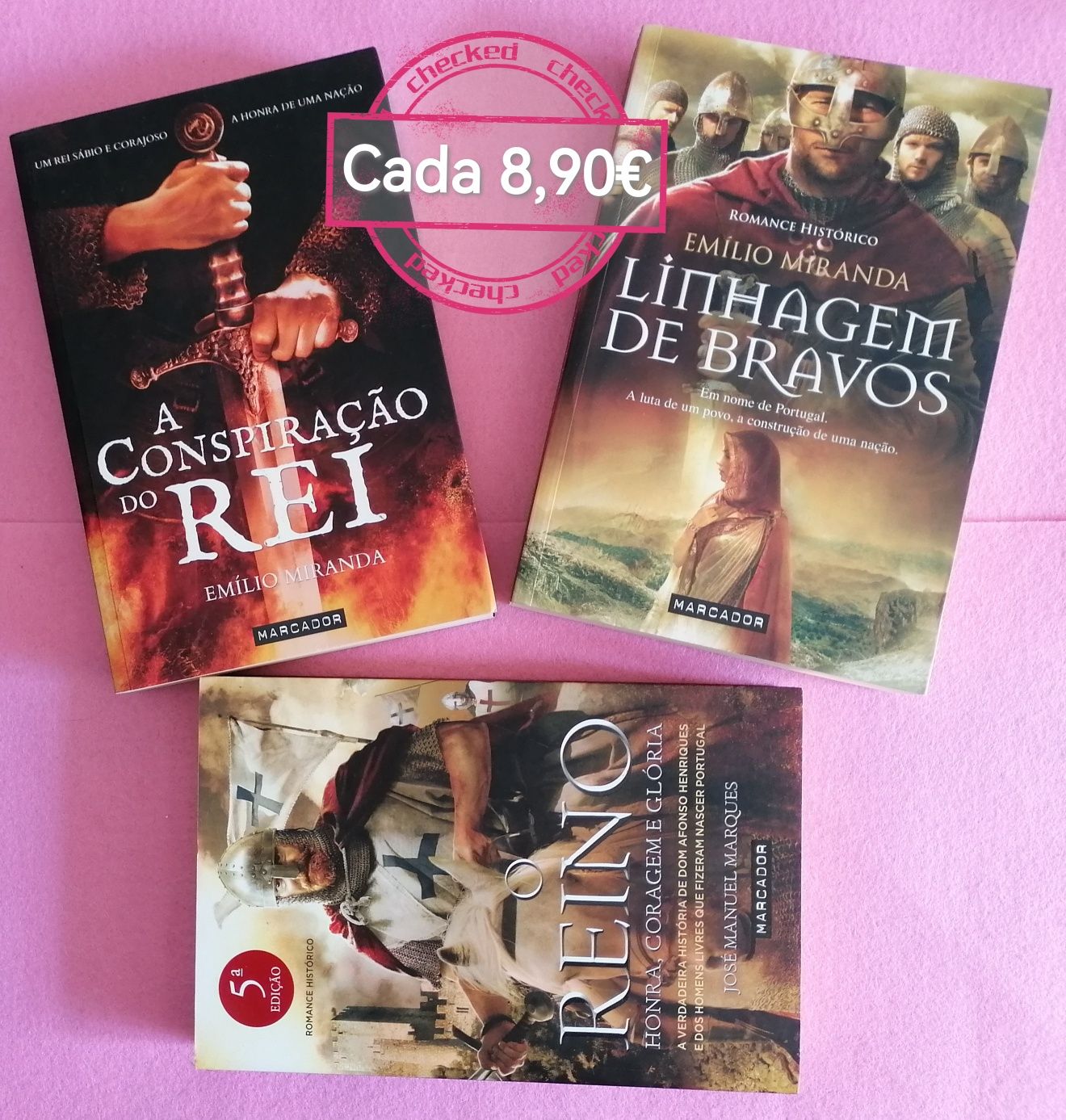 14 Romances históricos NOVOS-Desde 5,90€-10% desconto