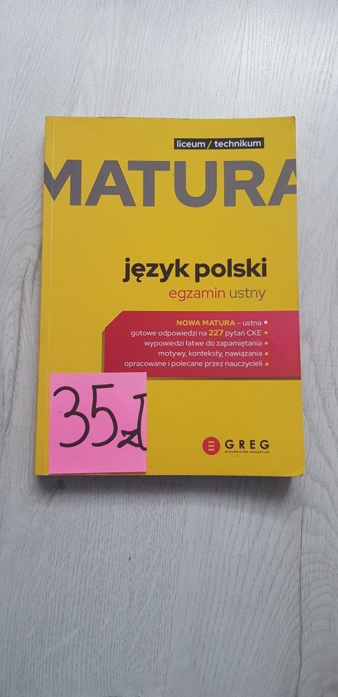 Repetytorium Matura język Polski liceum technikum GREG