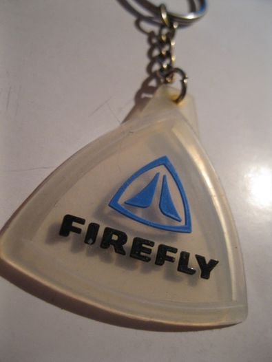 коллекционный старый брелок резина FIREFLY