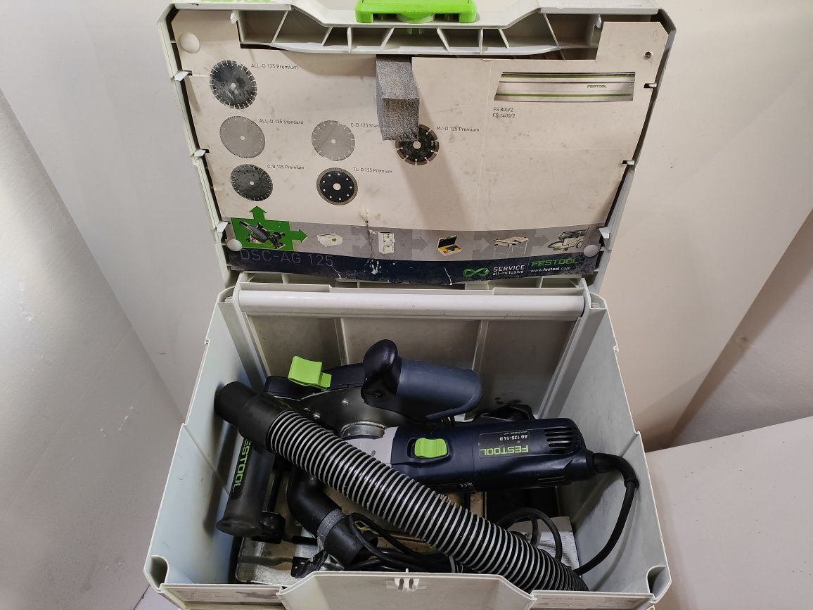 FESTOOL DSC-AG 125 Plus ,system cięcia szlifierka wielofunkcyjna