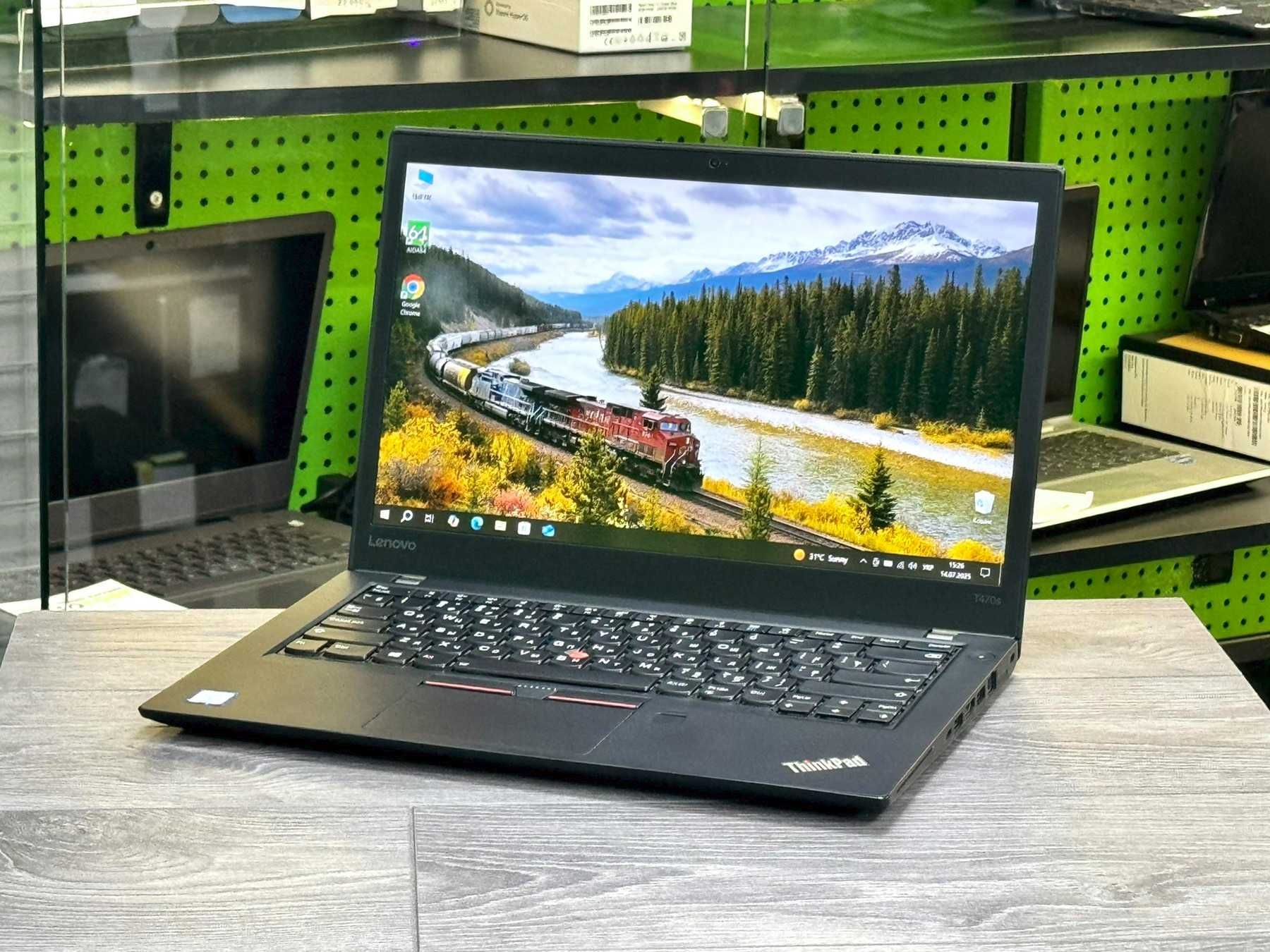 ноутбук для роботи / 14" IPS  екран /  Core i7 / 2 АКБ / Гарантія