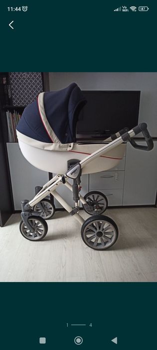 Wózek Anex Sport + spacerówka i akcesoria