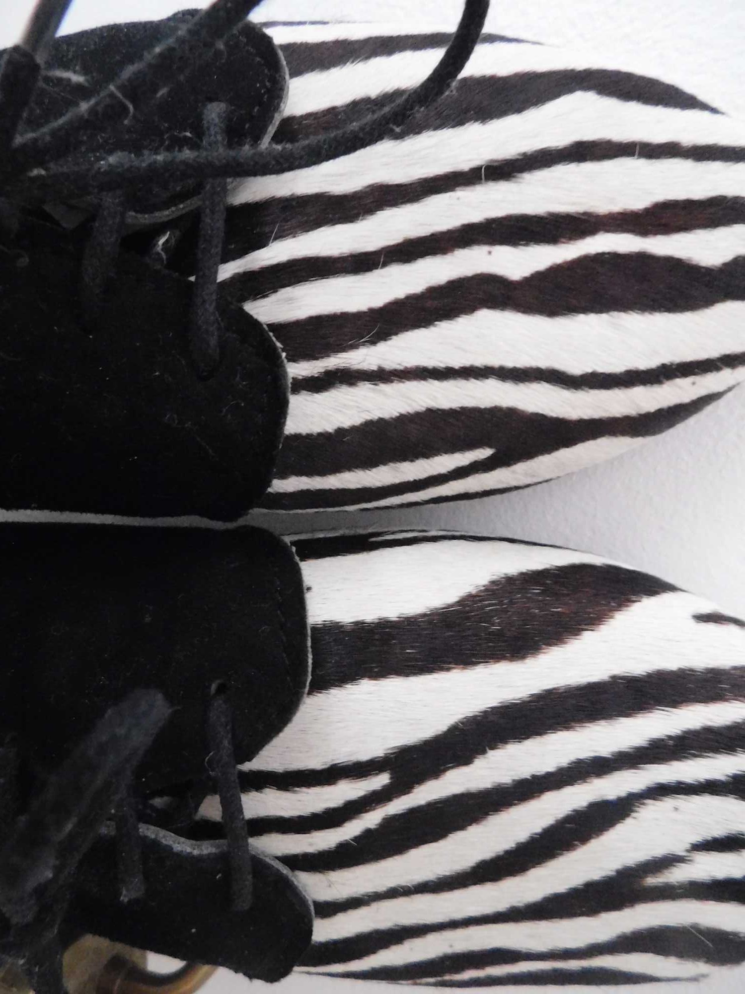 sapatos pele genuina artesanais zebra marroquinos 37