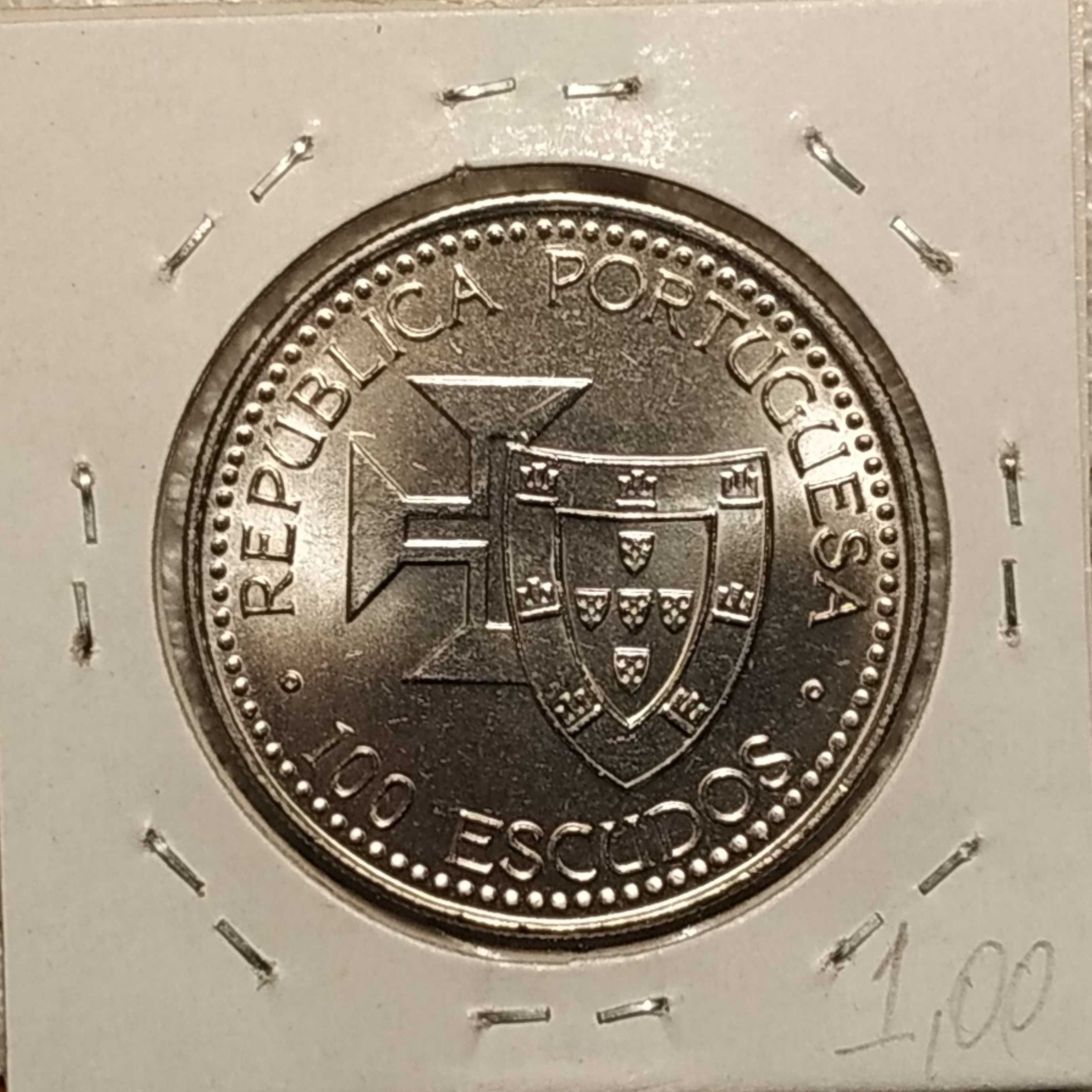 Portugal - moeda de 100 escudos de 1989 Madeira