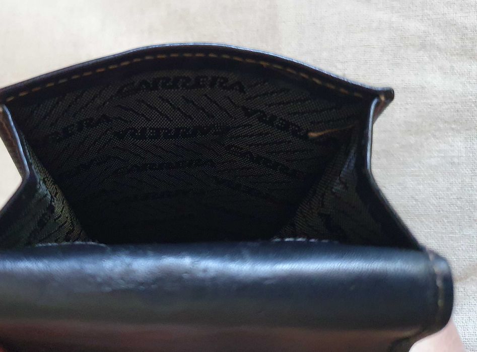 Belíssima Bolsa em pele vintage, para óculos Carrera ou Porta canetas