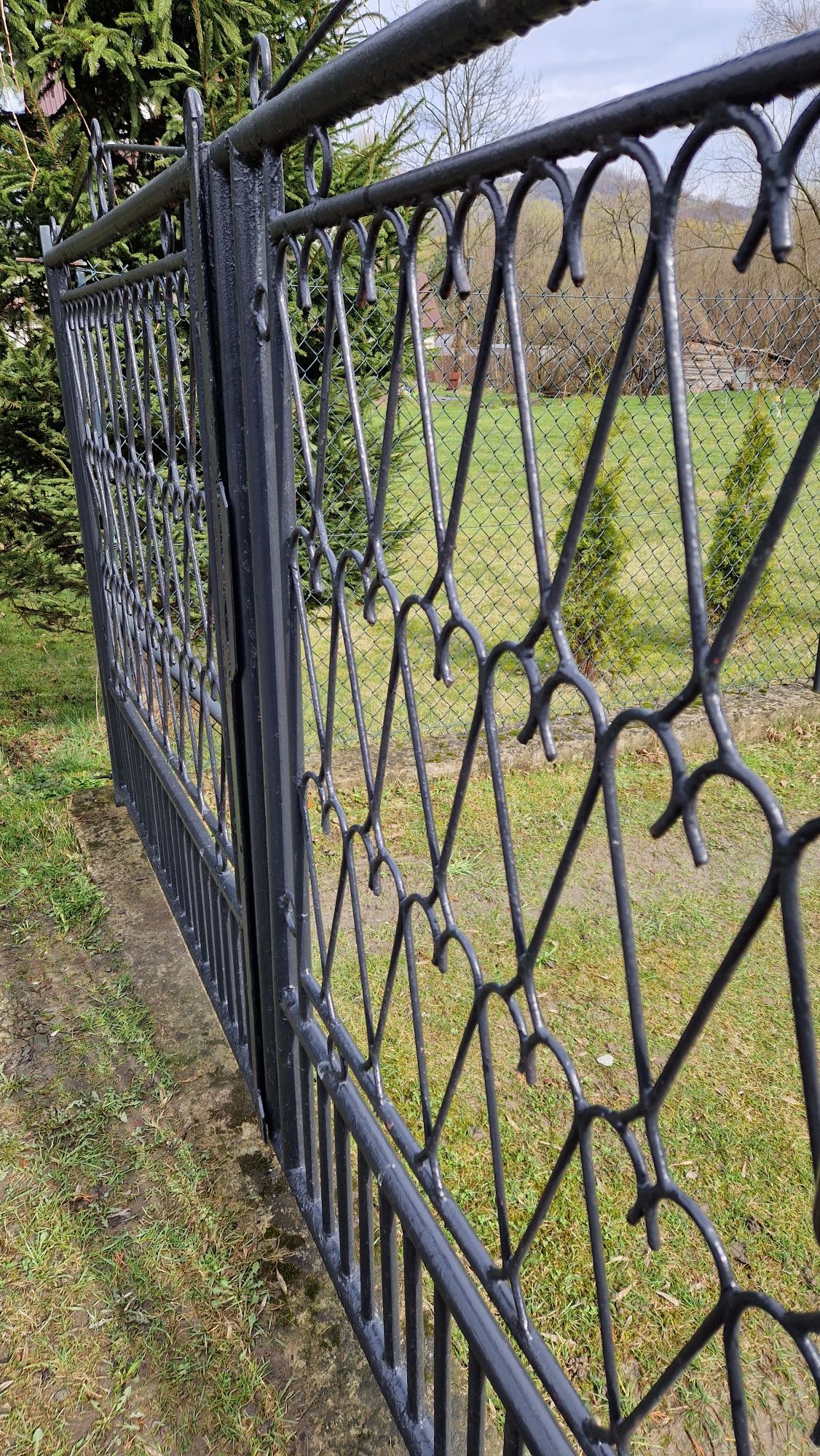 Brama wjazdowa ogrodzeniowa stalowa